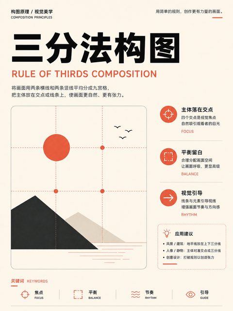 三分法构图