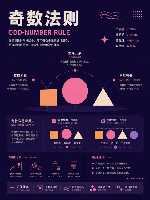 007 奇数法则构图