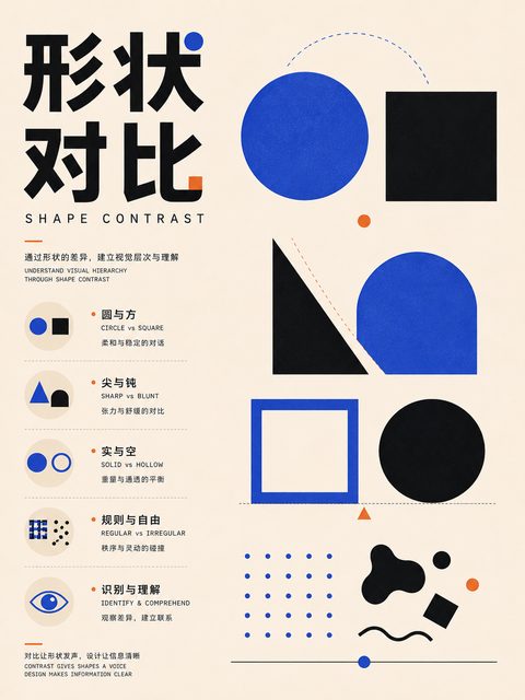 形状对比原则