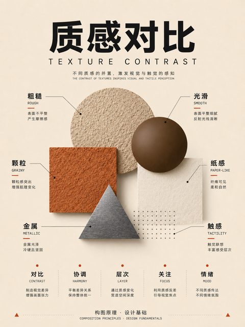 103 质感对比原则