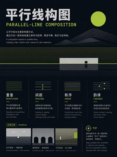 024 平行线构图