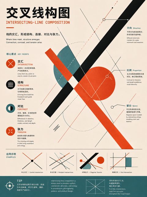 交叉线构图