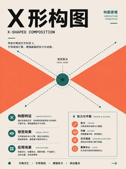X 形构图