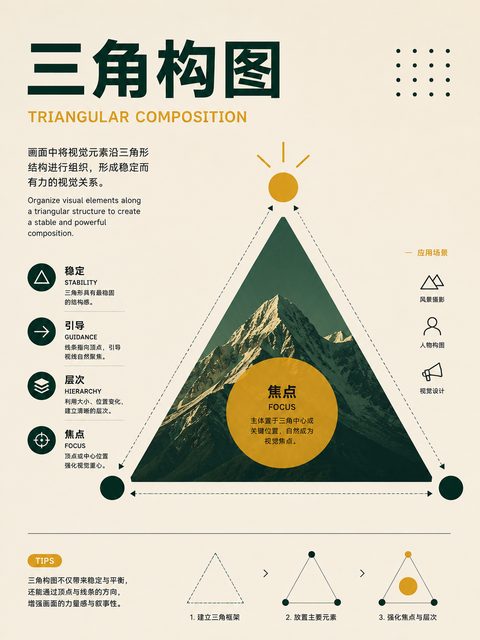 三角构图
