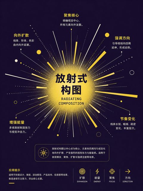 052 放射式构图
