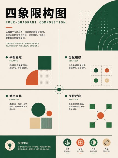 四象限构图