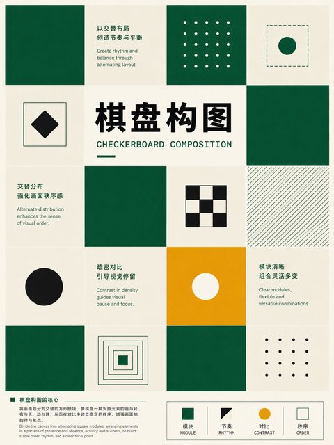 057 棋盘构图