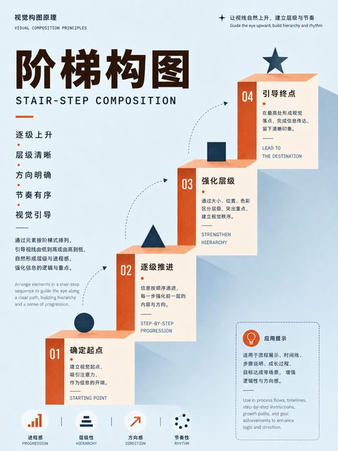 058 阶梯构图