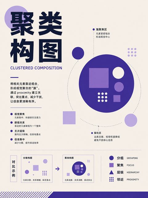 聚类构图