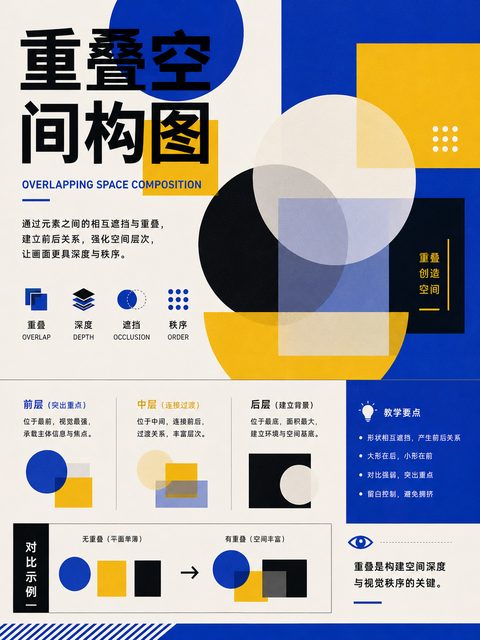 重叠空间构图