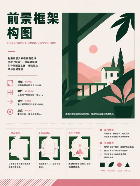前景框架构图 海报 变体2
