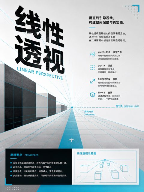 069 线性透视