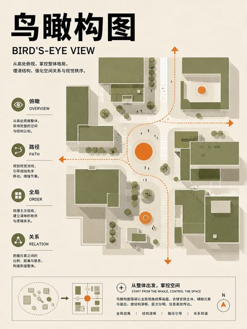 鸟瞰构图