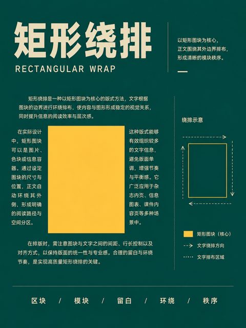 183 矩形绕排