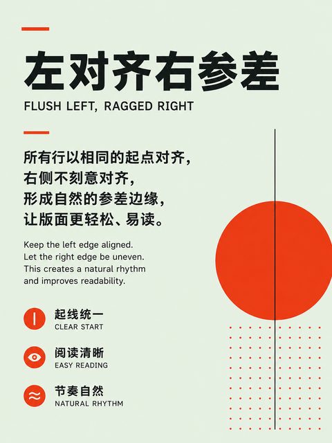 176 左对齐右参差