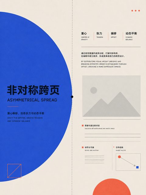 136 非对称跨页