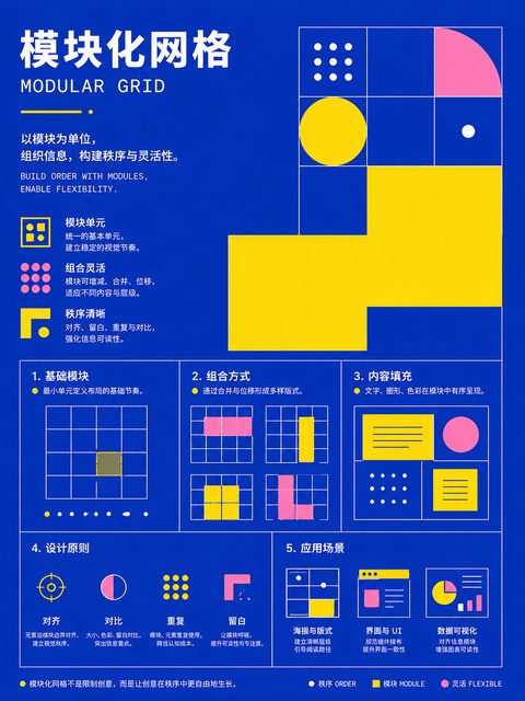 模块化网格 海报 变体2