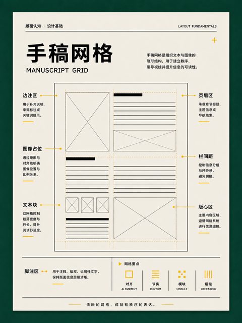 手稿网格 海报 变体2