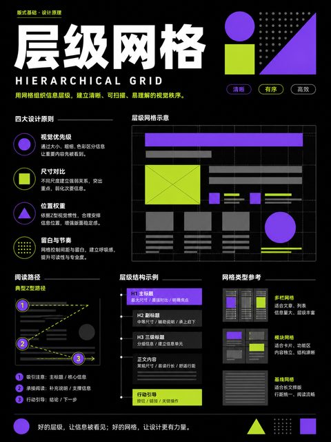 层级网格 海报 变体2