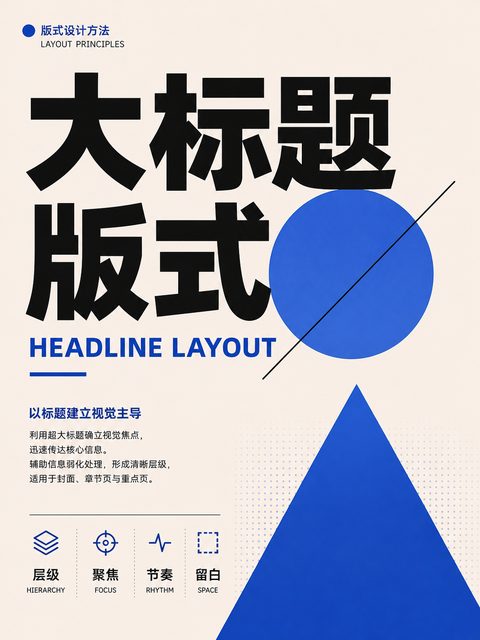 大标题版式