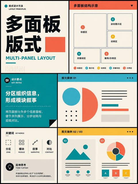 145 多面板版式