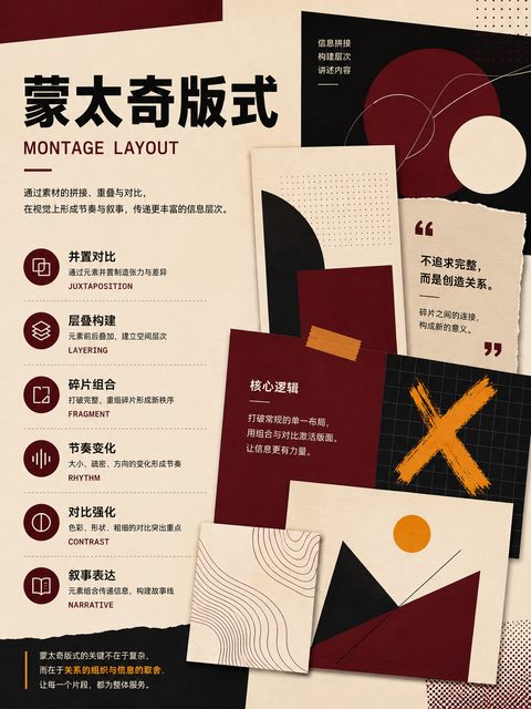 蒙太奇版式