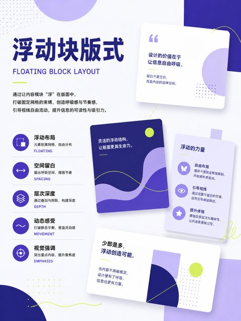 159 浮动块版式