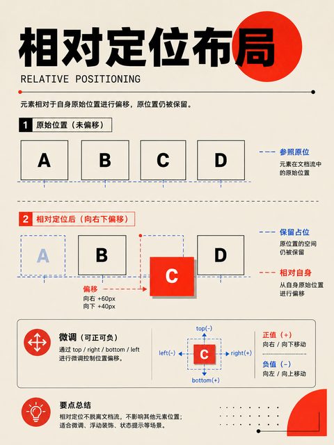 相对定位布局