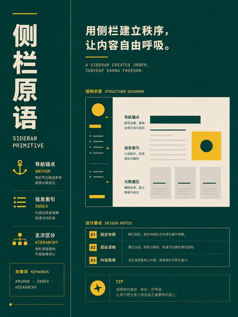 侧栏原语