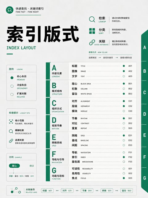 165 索引版式