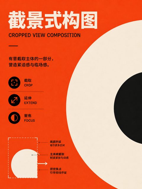 324 截景式构图