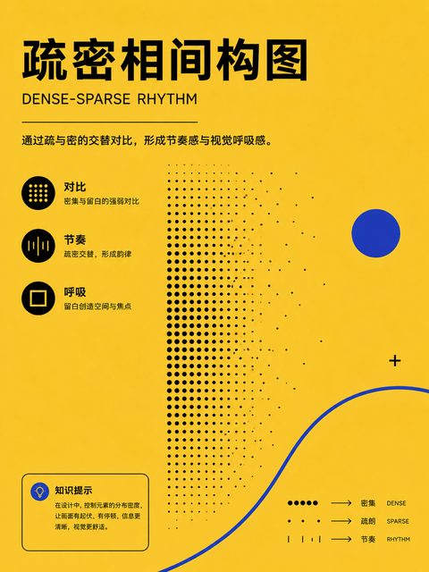329 疏密相间构图
