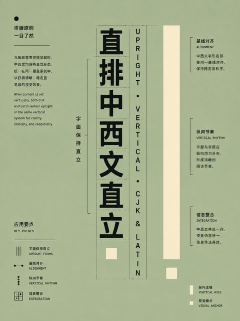 219 直排中西文直立